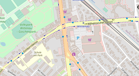 Zahnarzt auf Satellitenbild