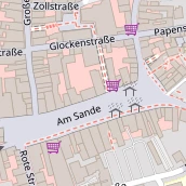 Zahnarzt auf Karte