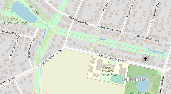 Zahnarzt auf Satellitenbild