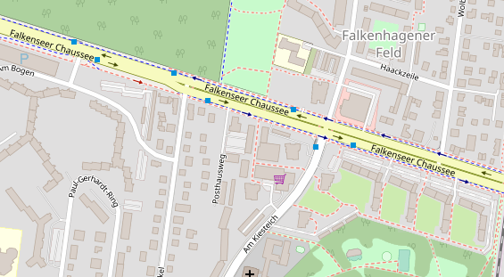 Zahnarzt auf Satellitenbild