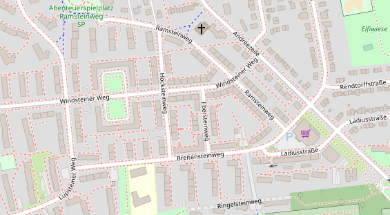 Zahnarzt auf Satellitenbild