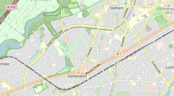 Zahnarzt auf Karte