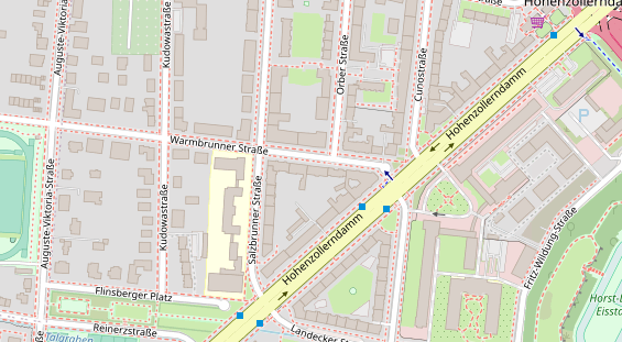 Zahnarzt auf Satellitenbild