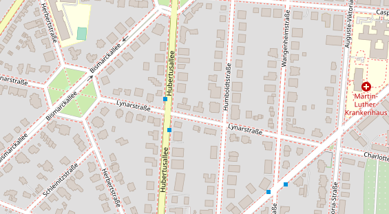 Zahnarzt auf Satellitenbild