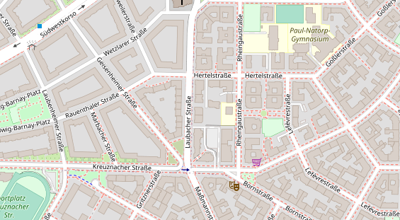 Zahnarzt auf Satellitenbild