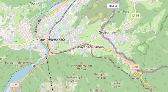 Zahnarzt auf Karte
