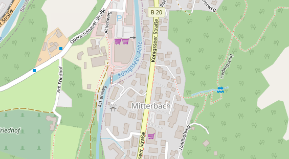 Zahnarzt auf Karte