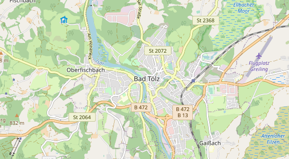 Zahnarzt auf Karte