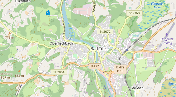 Zahnarzt auf Karte