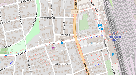 Zahnarzt auf Satellitenbild