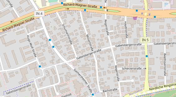 Zahnarzt auf Satellitenbild