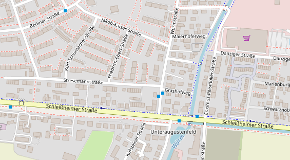 Zahnarzt auf Satellitenbild