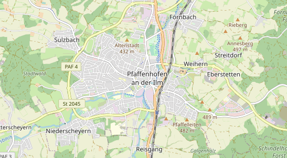 Zahnarzt auf Karte