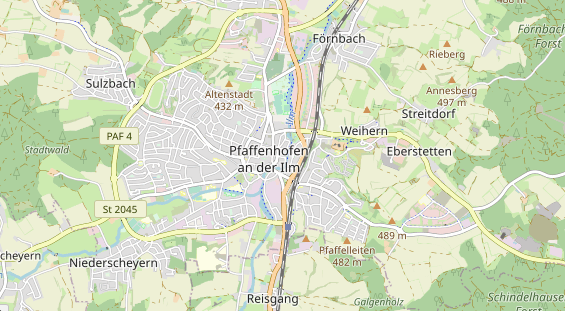 Zahnarzt auf Karte