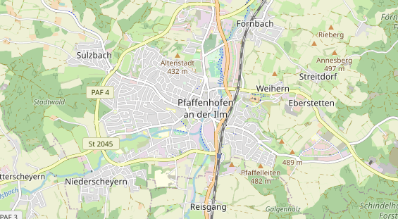 Zahnarzt auf Karte