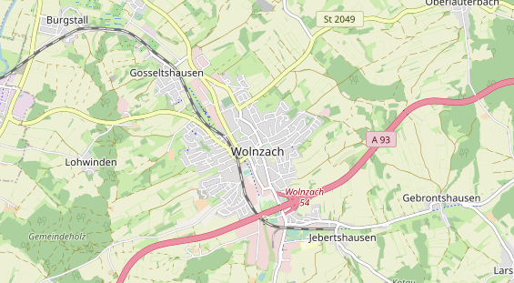 Zahnarzt auf Karte