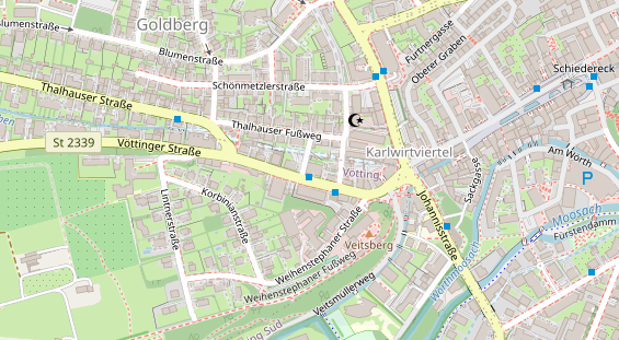 Zahnarzt auf Satellitenbild