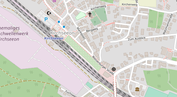 Zahnarzt auf Satellitenbild