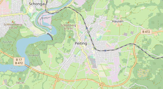 Zahnarzt auf Karte