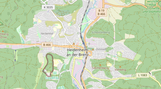 Zahnarzt auf Karte