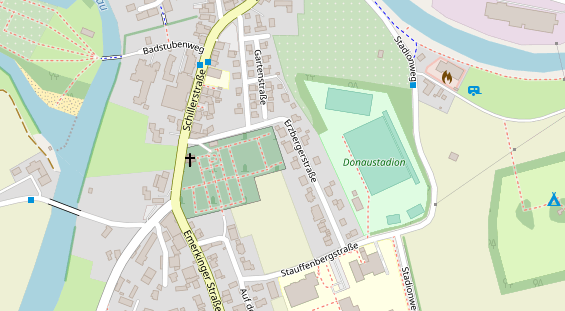 Zahnarzt auf Satellitenbild