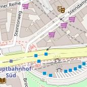 Zahnarzt auf Karte