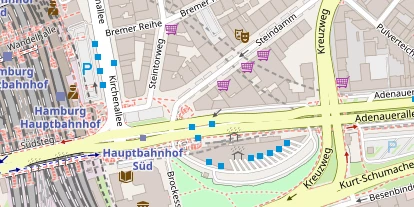 Zahnarzt auf Satellitenbild