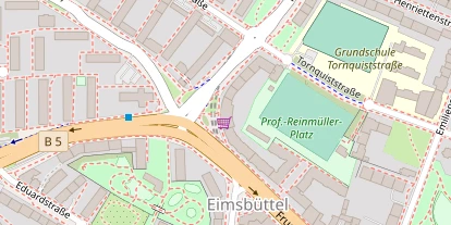 Zahnarzt auf Satellitenbild