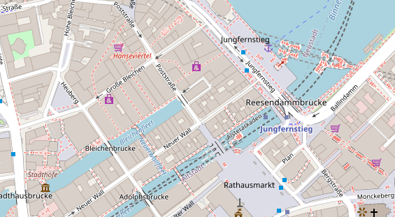Zahnarzt auf Karte
