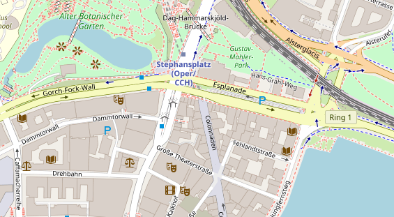 Zahnarzt auf Karte