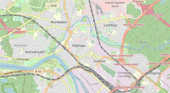 Zahnarzt auf Karte