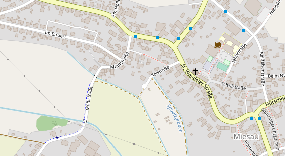 Zahnarzt auf Satellitenbild