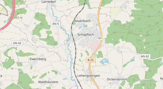 Zahnarzt auf Karte