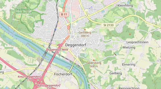 Zahnarzt auf Karte