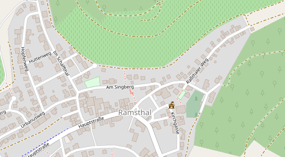 Zahnarzt auf Satellitenbild