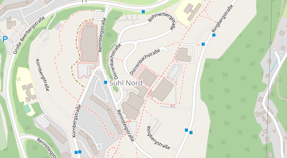 Zahnarzt auf Satellitenbild