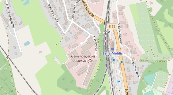 Zahnarzt auf Satellitenbild