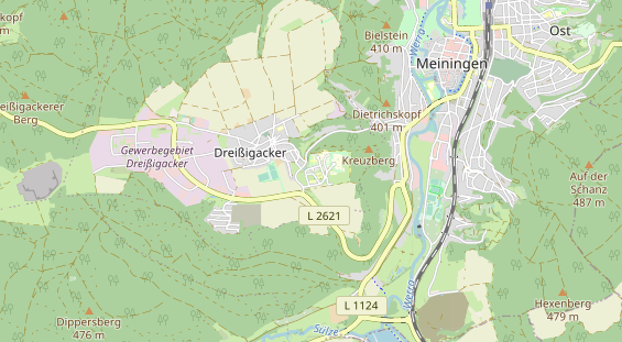 Zahnarzt auf Karte