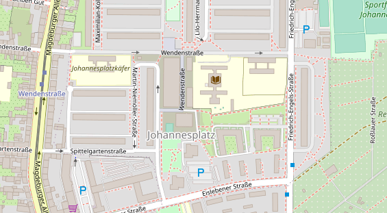 Zahnarzt auf Satellitenbild