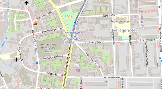 Zahnarzt auf Satellitenbild