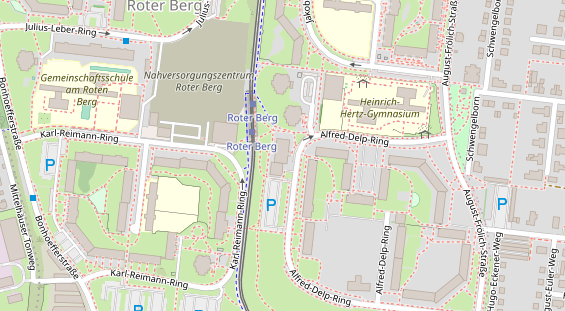 Zahnarzt auf Satellitenbild