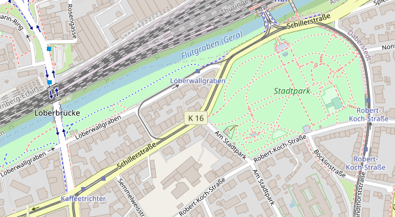 Zahnarzt auf Karte