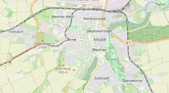 Zahnarzt auf Karte