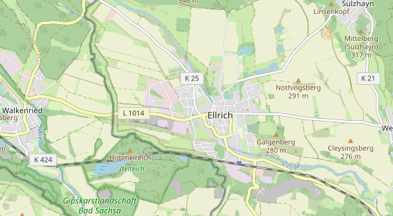 Zahnarzt auf Karte