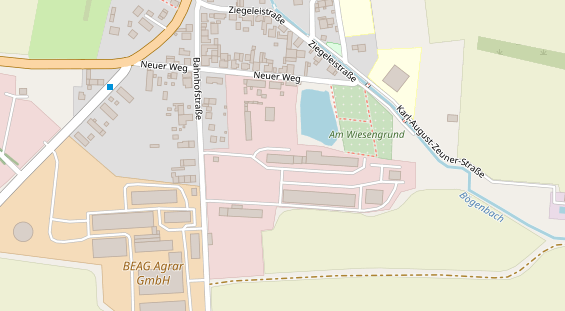 Zahnarzt auf Satellitenbild