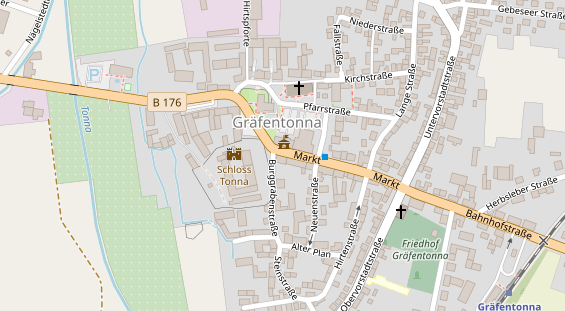 Zahnarzt auf Satellitenbild