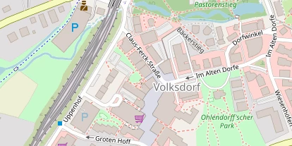 Zahnarzt auf Satellitenbild