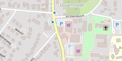 Zahnarzt auf Satellitenbild