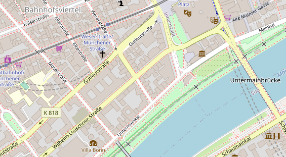 Zahnarzt auf Satellitenbild