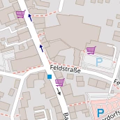 Zahnarzt auf Karte